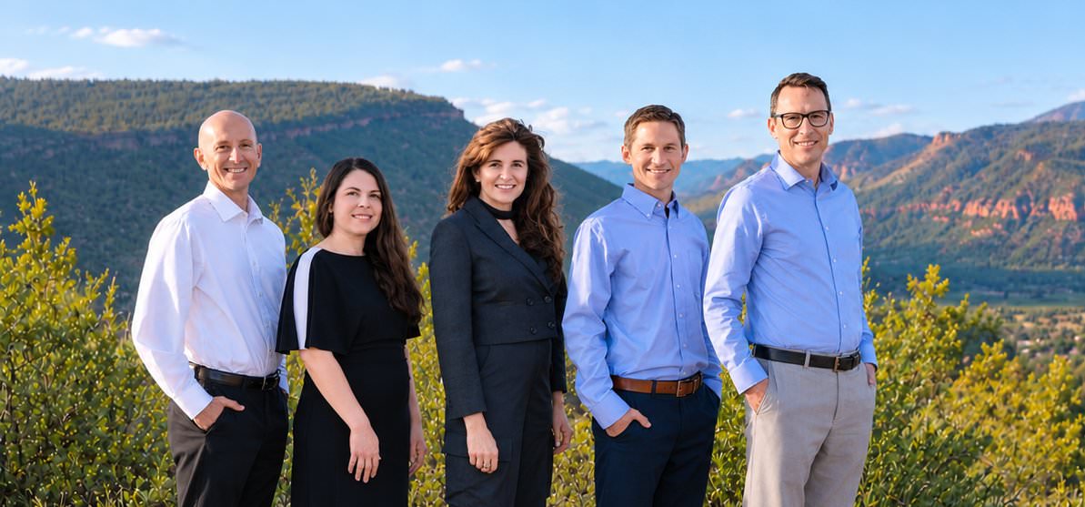 The doctors of Four Corners Eye Clinic: Joshua Zastrocky, M.D.; John P. Brach, M.D.; Linda Rose, M.D., PhD; Anna Kupcha, M.D.; and Kyle Piwonka, D.O.